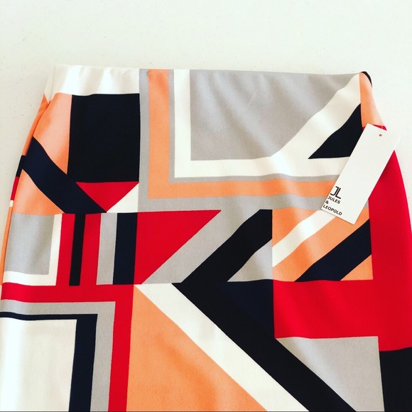 Abstract print Jules & Leopold Skirt (NWT) - Picture 3 of 6